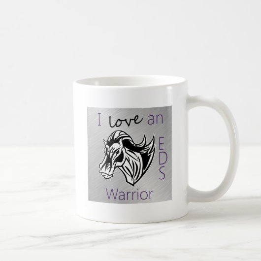 私はwarrior.pngを愛します コーヒーマグカップ (右)