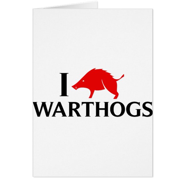 私はWarthogsを愛します (正面)