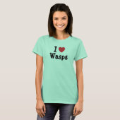 私はWASPのハートカスタムパーソナライズされた Tシャツ (正面フル)