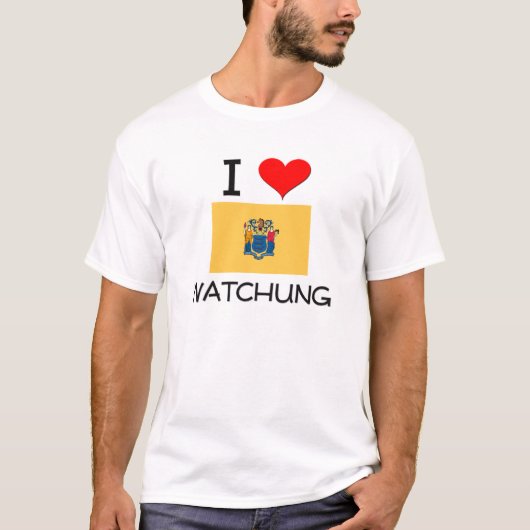 私はWatchungニュージャージーを愛します Tシャツ (正面)