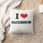 私はWaterburyを愛します クッション (ブランケット)