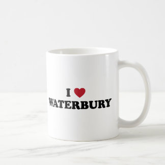 私はWaterburyコネチカットを愛します コーヒーマグカップ