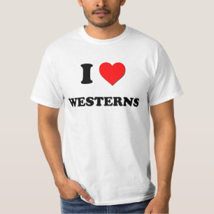 私はWesternsを愛します Tシャツ
