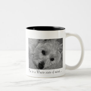 私はWestieの精神状態に…あります ツートーンマグカップ
