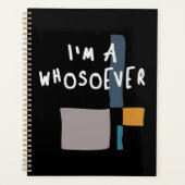私はWhoeverである – クリスチャンはっきりした引用文 プランナー手帳 (正面)