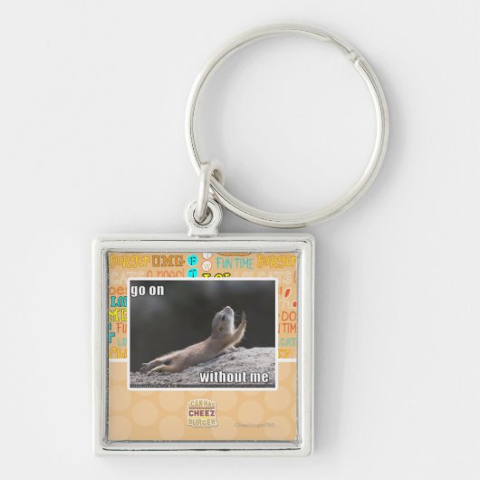 私はwithouthで行きます キーホルダー (正面)