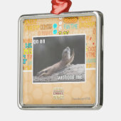 私はwithouthで行きます メタルオーナメント (左)