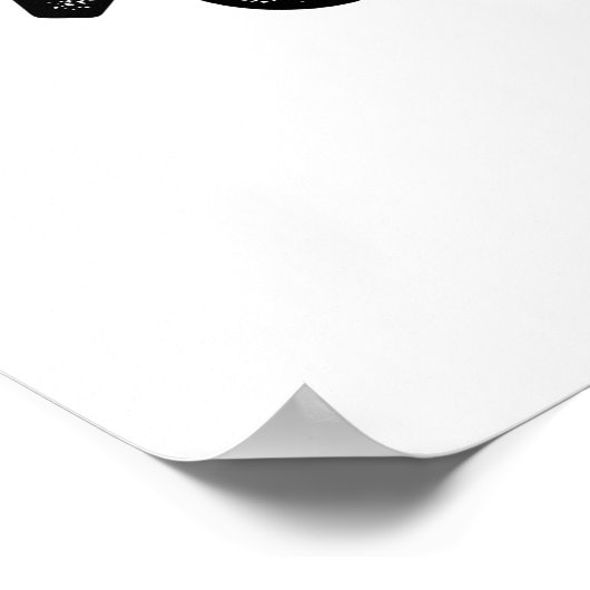 私はWokとWoll Wok Punをおもしろい愛中国のしている ポスター (角)