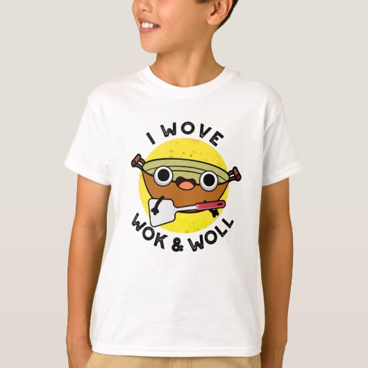 私はWokとWoll Wok Punをおもしろい愛中国のしている Tシャツ (正面)