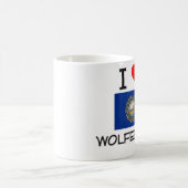 私はWolfeboroニューハンプシャーを愛します コーヒーマグカップ (中央)