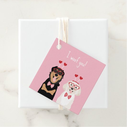 私はWoof Youバレンタイン犬のロットワイラーマルティポパピー フェイバータグ (インサイチュ)