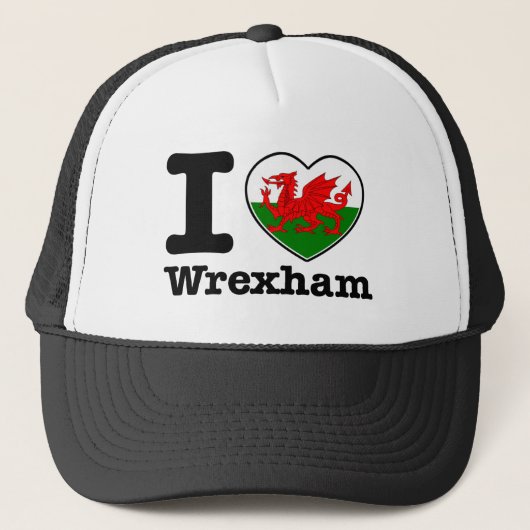 私はWrexhamを愛します キャップ (正面)