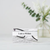私はWriterの名刺 名刺 (スタンド正面)