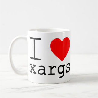 私はxargsが好き コーヒーマグカップ