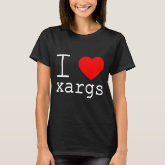 私はxargsが好き tシャツ