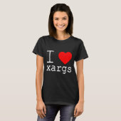 私はxargsが好き tシャツ (正面フル)