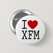 私はXFMのバッジを愛します 缶バッジ (正面&裏面)