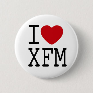 私はXFMのバッジを愛します 缶バッジ
