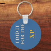 私はXPのためにそれをした キーホルダー (正面)