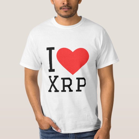 私はXrpが大好き Tシャツ (正面)