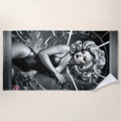 私はXzendor7による機械的なエンジニアリングに手を出す ビーチタオル (正面)