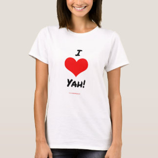 私はYahを愛します! Tシャツ