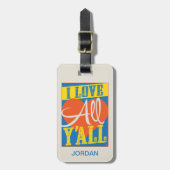 私はY'allを愛している ラゲッジタグ (正面縦)