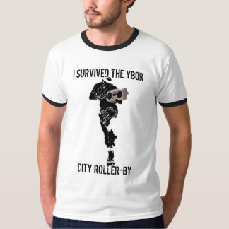 私はYBOR都市ROLLER-BYを生き延びました Tシャツ