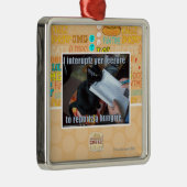 私はyer Leezureを中断します メタルオーナメント (右)