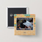 私はyer Leezureを中断します 缶バッジ (正面&裏面)