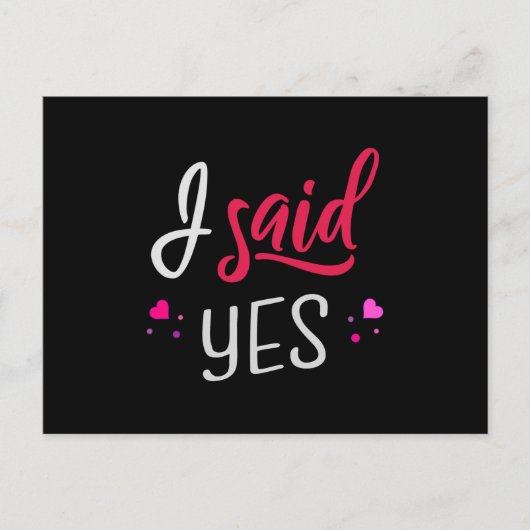 私はyes ポストカード (正面)