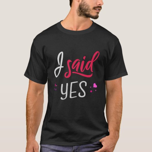 私はyes tシャツ (正面)
