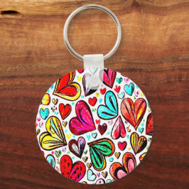 私はYOU-PATTERN ファンキー VALENTINE'Sが大好き キーホルダー