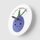 私はYour Figggest fan figである ラウンド壁時計 (傾斜)