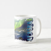 私はYurtで眠りました コーヒーマグカップ (正面右)