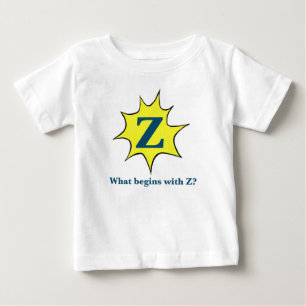 私はZ.から始めます ベビーTシャツ