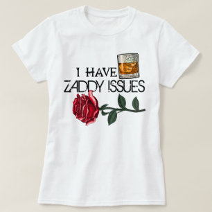 私はZaddyの問題を抱えているAdelineの小さなマウス Tシャツ