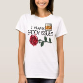 私はZaddyの問題を抱えているAdelineの小さなマウス Tシャツ (正面)