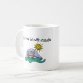 私はZaydeとむしろあります コーヒーマグカップ (正面左)