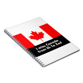 私はZedにカナダをから恋しく思います ノートブック (右側)