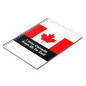 私はZedにカナダをから恋しく思います ノートブック (左側)