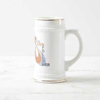 私はZenfollowerのマグです ビールジョッキ