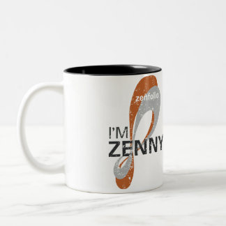 私はZennyのマグです ツートーンマグカップ