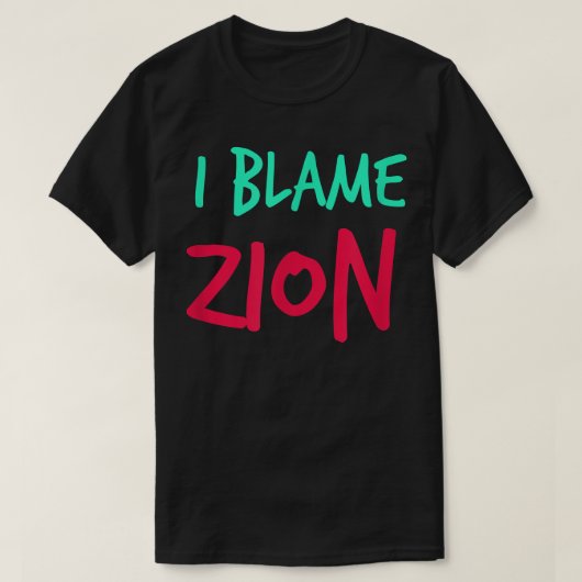 私はZion FriendsファーストネームBuddy Nickname Per Tシャツ (デザイン正面)