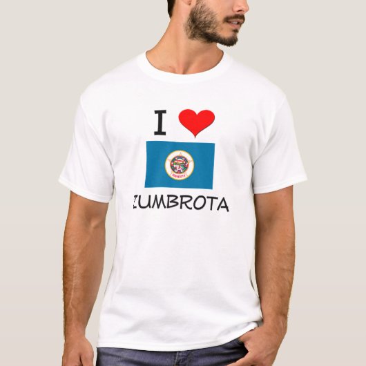 私はZumbrotaミネソタを愛します Tシャツ (正面)