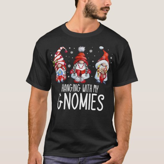 私ぶら下がったのクリスマスのおもしろい格言と Tシャツ (正面)