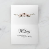 私への娘のようなのためのバースデー・カードは35を老化させました カード (内部)