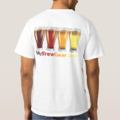 私への幸せな醸造物日! Tシャツ (裏面)