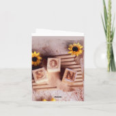 私への息子、父の日 カード (裏面)