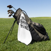 私への話の小鳥-おもしろいなゴルフゴルファーのゴルフをするギフト ゴルフタオル (グリーン)